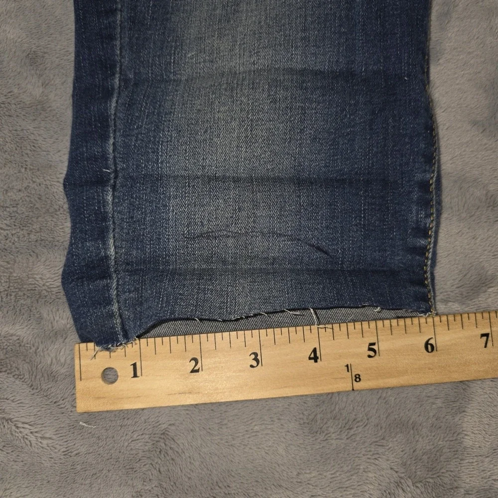 Signature Levi Strauss‎ Low Rise Cuffed Stretch Denim Jean Shorts Womens Size 27